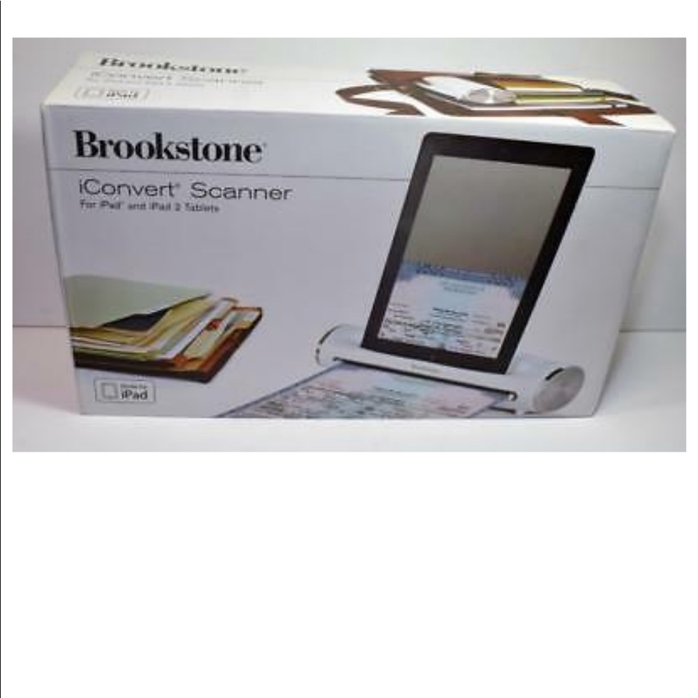 Brookstone iConvert Scanner for Apple iPad and iPad 2 Tablets